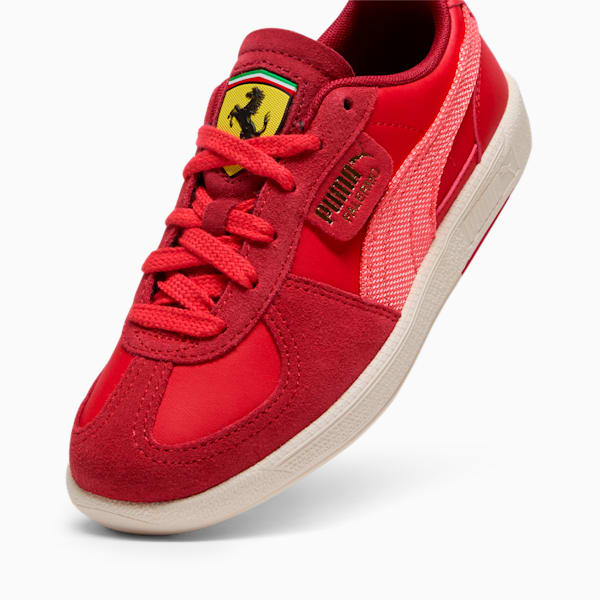 Tenis juvenil Scuderia Ferrar Palermo, Rosso Corsa-Peach Frost, extralarge