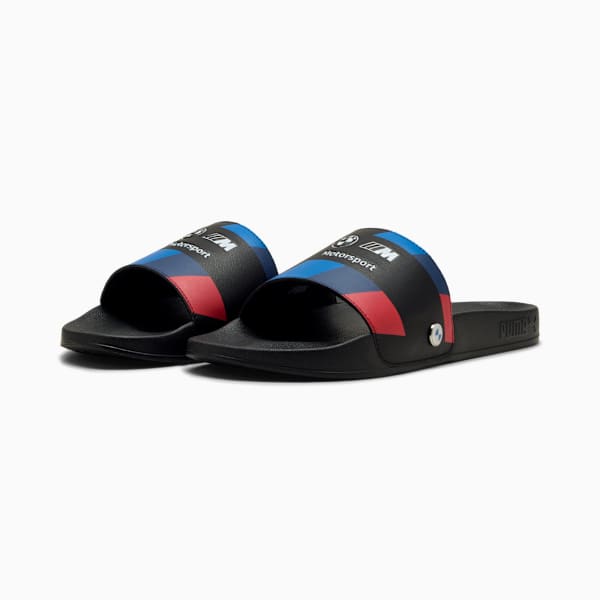 BMW M Motorsport Leadcat Men's Slides, PUMA Black, extralarge