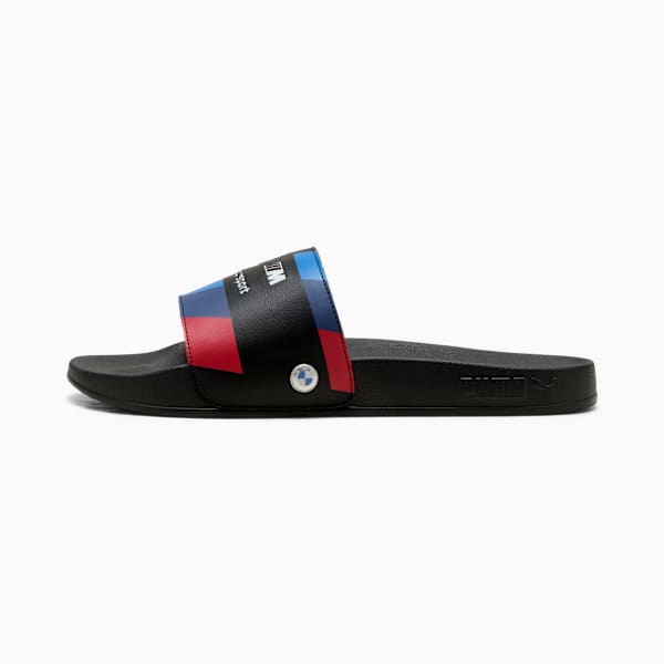 BMW M Motorsport Leadcat Men's Slides, PUMA Black, extralarge