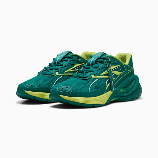 PUMA x ASTON MARTIN ARAMCO F1® TEAM Inverse Hero Sneakers Unisex, Green Lux-Lime Shimmer, extralarge-GBR