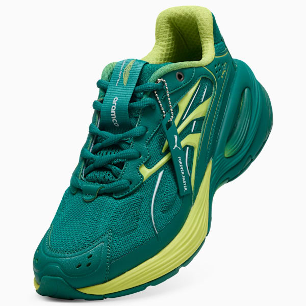 PUMA x ASTON MARTIN ARAMCO F1® TEAM Inverse Hero Sneakers Unisex, Green Lux-Lime Shimmer, extralarge-GBR