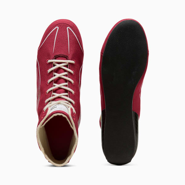 Scuderia Ferrari Speedcat Pro Charles Leclerc Motorsport Shoes Men, Burnt Red-PUMA White, extralarge