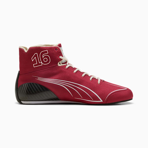 Scuderia Ferrari Speedcat Pro Charles Leclerc Motorsport Shoes Men, Burnt Red-PUMA White, extralarge