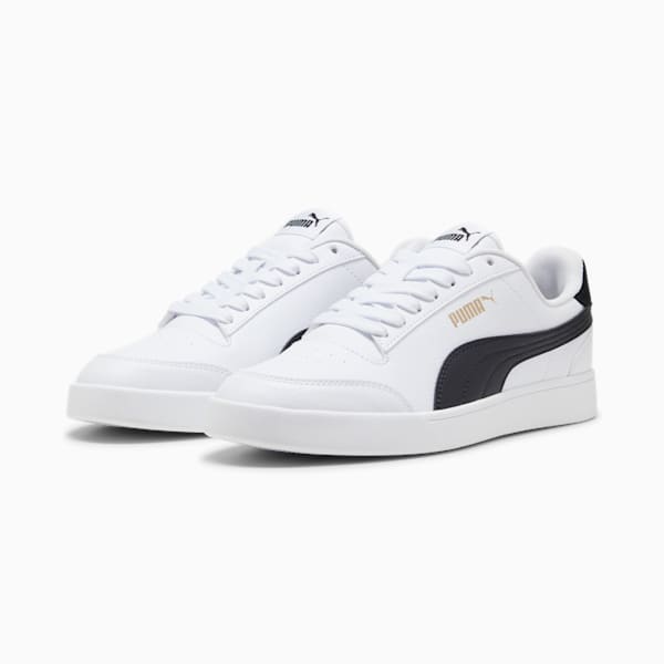 Puma Shuffle, Puma White-Puma Black-Puma Team Gold, extralarge