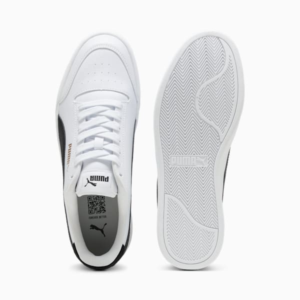 PUMA Shuffle Men's Sneakers, Puma White-Puma Black-Puma Team Gold, extralarge