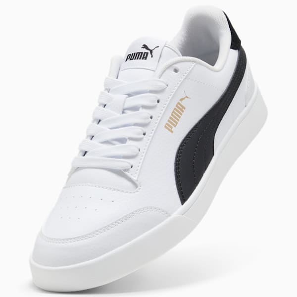 Puma Shuffle, Puma White-Puma Black-Puma Team Gold, extralarge