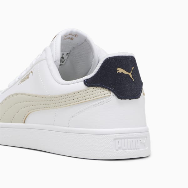 PUMA Shuffle SoftFoam+ Unisex Sneakers, PUMA White-Bold Blue-New Navy-PUMA Gold, extralarge-IDN