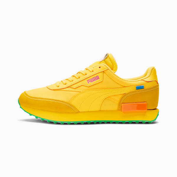 PUMA x FASHION GEEK Future Rider Men's Sneakers, ULTRA YELLOW-ULTRA YELLOW, extralarge