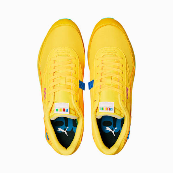 PUMA x FASHION GEEK Future Rider Men's Sneakers, ULTRA YELLOW-ULTRA YELLOW, extralarge