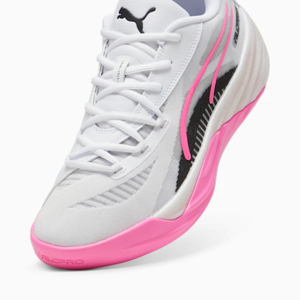 All Pro NITRO™ Men's Basketball Shoes, Poison Pink-PUMA White, extralarge