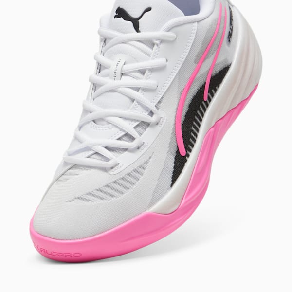 Puma basketball shoes white and pink online