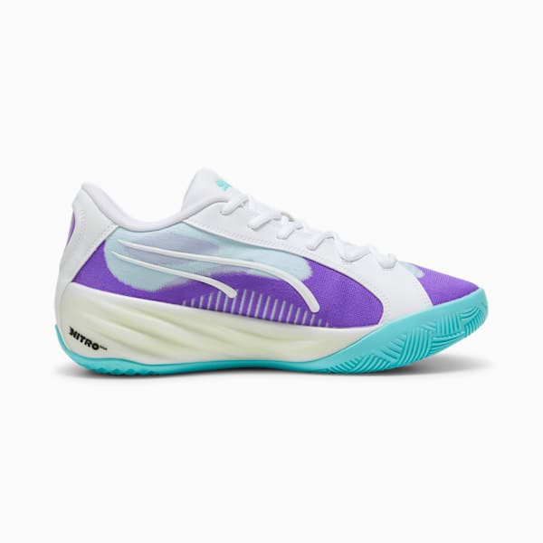 All Pro NITRO™ Men's Basketball Shoes, Deep Aqua-Purple Glimmer, extralarge