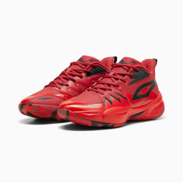 Genetics Unisex Basketball Shoes, Club Red-For All Time Red, extralarge-IND