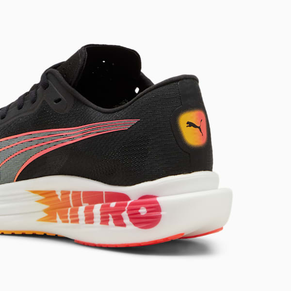 Deviate NITRO™ Elite 2 Men's Running Shoes, PUMA Black-Sun Stream-Sunset Glow, extralarge