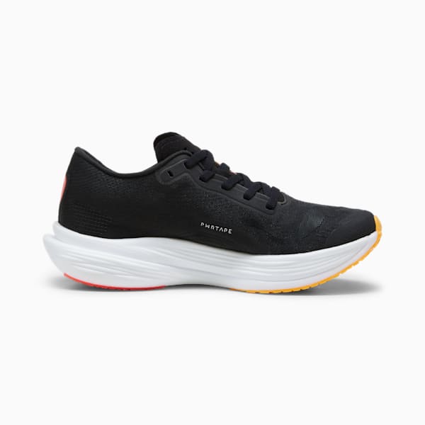 ウィメンズ ディヴィエイト ニトロ エリート 2 FF ランニングシューズ, PUMA Black-Sun Stream-Sunset Glow, extralarge-JPN