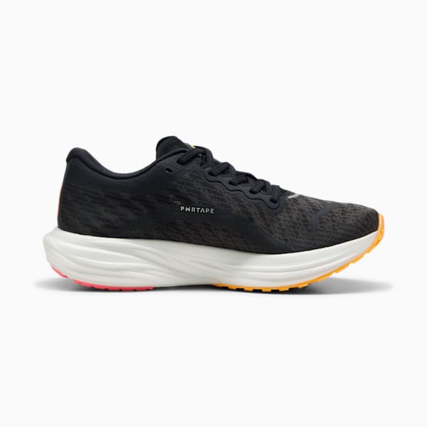 メンズ ディヴィエイト ニトロ 2 FF ランニングシューズ, PUMA Black-Sun Stream-Sunset Glow, extralarge-JPN