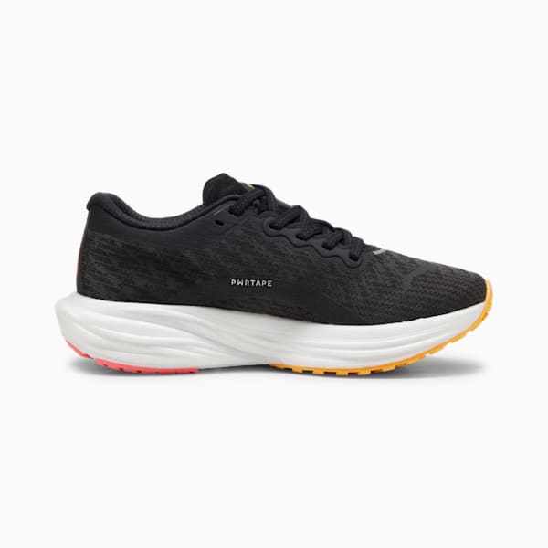 ウィメンズ ディヴィエイト ニトロ 2 FF ランニングシューズ, PUMA Black-Sun Stream-Sunset Glow, extralarge-JPN