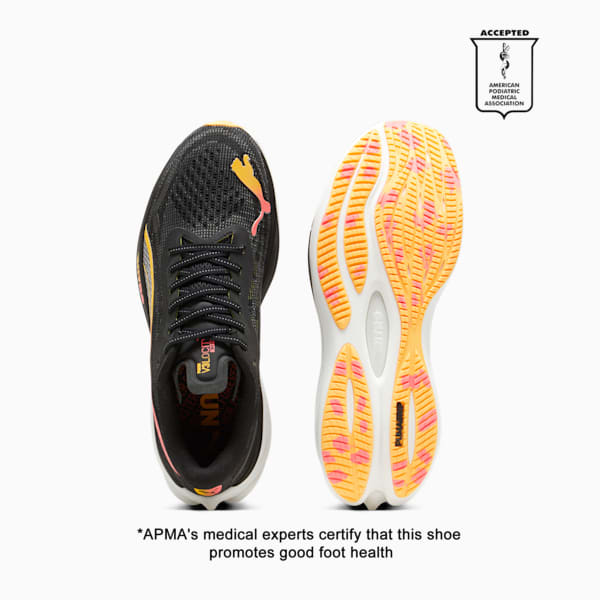 Velocity NITRO™ 3 Men's Running Shoes, PUMA Black-PUMA Silver-Sun Stream, extralarge-IND
