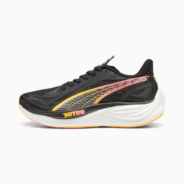 Velocity NITRO™ 3 Women's Running Shoes, PUMA Black-PUMA Silver-Sun Stream, extralarge