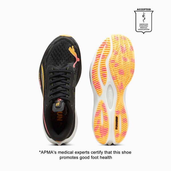 Velocity NITRO™ 3 Women's Running Shoes, PUMA Black-PUMA Silver-Sun Stream, extralarge-IND
