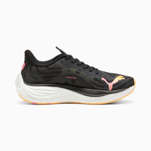 ウィメンズ ヴェロシティ ニトロ 3 FF ランニングシューズ, PUMA Black-PUMA Silver-Sun Stream, extralarge-JPN