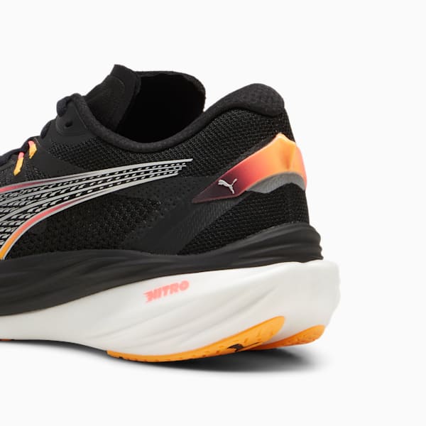 Tenis de running Hombre Deviate NITRO 3, PUMA Black-Sun Stream, extralarge