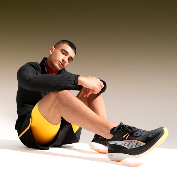 Deviate NITRO™ 3 Men's Running Shoes, PUMA Black-Sun Stream, extralarge-IND