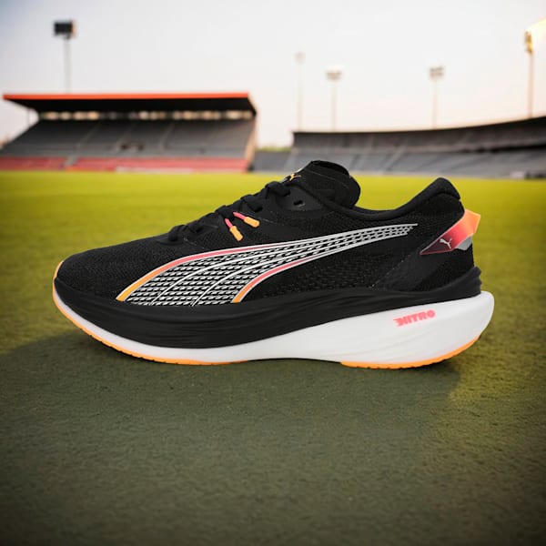 Deviate NITRO™ 3 Men's Running Shoes, PUMA Black-Sun Stream, extralarge-IND