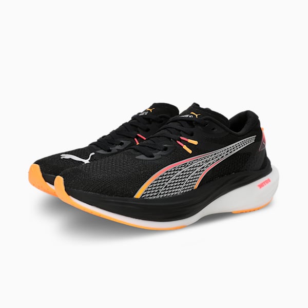 Deviate NITRO™ 3 Men's Running Shoes, PUMA Black-Sun Stream, extralarge-IND