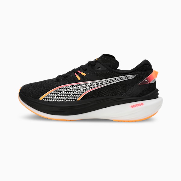 Deviate NITRO™ 3 Men's Running Shoes, PUMA Black-Sun Stream, extralarge-IND