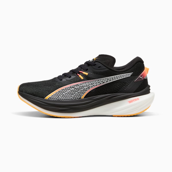 Deviate NITRO™ 3 Men's Running Shoes, PUMA Black-Sun Stream, extralarge