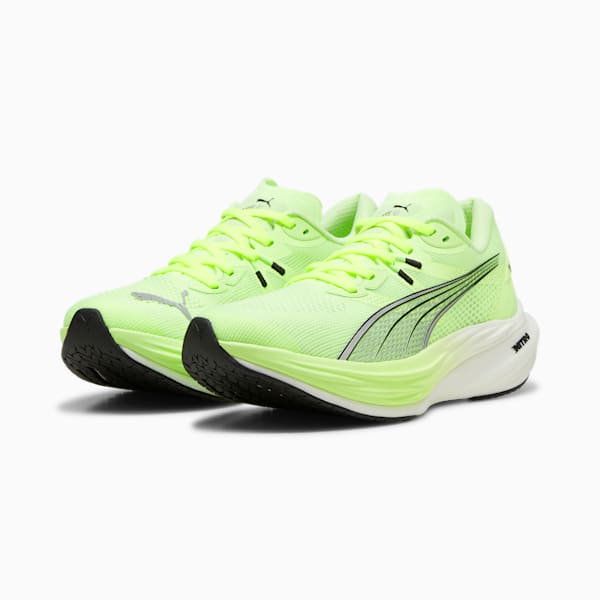 Deviate NITRO™ 3 Men's Running Shoes, Fizzy Apple-PUMA Silver, extralarge