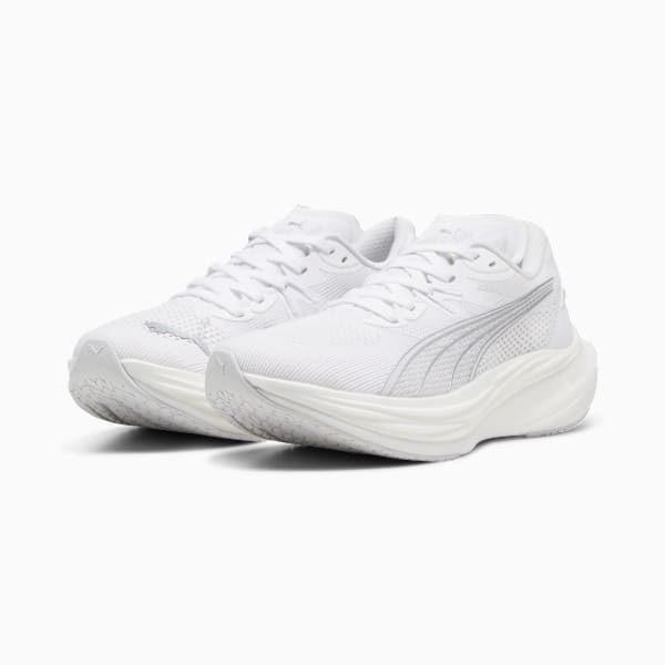 Tenis de running para hombre Deviate NITRO™ 3, PUMA White-Feather Gray-PUMA Silver, extralarge