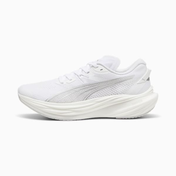 Deviate NITRO™ 3 Men's Road Running Shoes, PUMA White-Feather Gray-PUMA Silver, extralarge