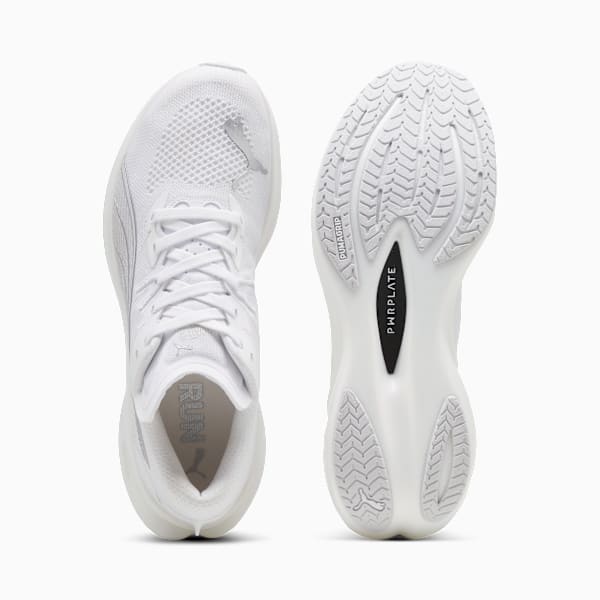 Tenis de running para hombre Deviate NITRO™ 3, PUMA White-Feather Gray-PUMA Silver, extralarge