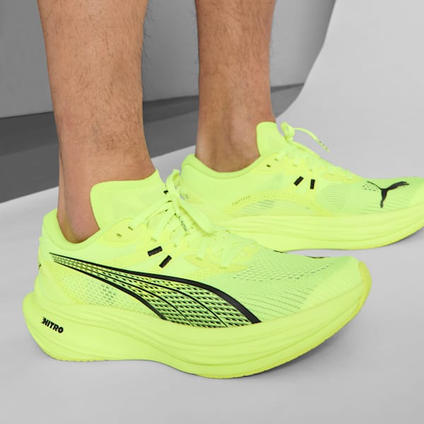 Deviate NITRO™ 3 Men's Road Running Shoes, Yellow Alert-PUMA Black, extralarge