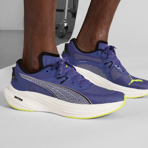 Deviate NITRO™ 3 Men's Road Running Shoes, Blue Crystal-PUMA Black, extralarge
