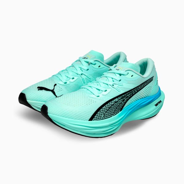 Deviate NITRO™ 3 Men's Running Shoes, Mint Melt-Speed Blue, extralarge-IND