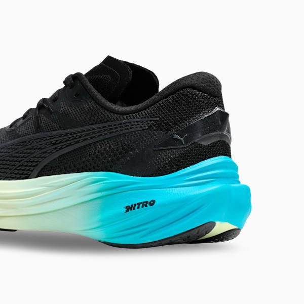 Deviate NITRO™ 3 Men's Max Cushion Running Shoes, PUMA Black-Speed Blue, extralarge-IND
