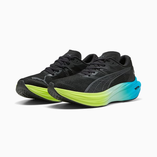 Deviate NITRO™ 3 Men's Road Running Shoes, PUMA Black-Speed Blue, extralarge
