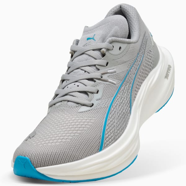 Deviate NITRO™ 3 Men's Road Running Shoes, Gray Echo-Speed Blue, extralarge