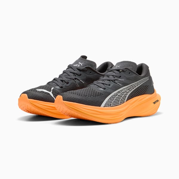 Tenis de running para hombre Deviate NITRO™ 3, Dusky Gray-Heat Fire, extralarge