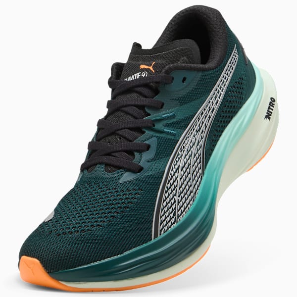 Tenis de running para hombre Deviate NITRO™ 3, Green Terrain-Heat Fire, extralarge