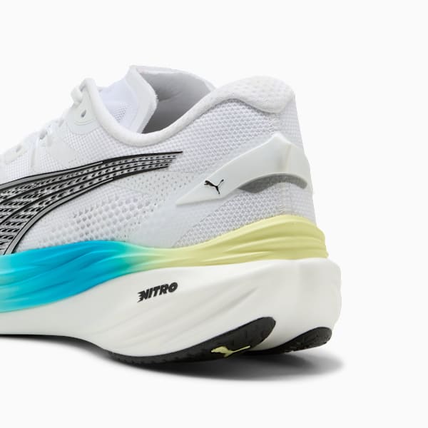 Deviate NITRO™ 3 Men's Road Running Shoes, PUMA White-Mint Melt, extralarge