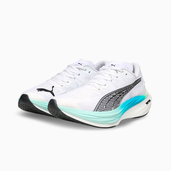 Deviate NITRO™ 3 Men's Running Shoes, PUMA White-Mint Melt, extralarge-IND