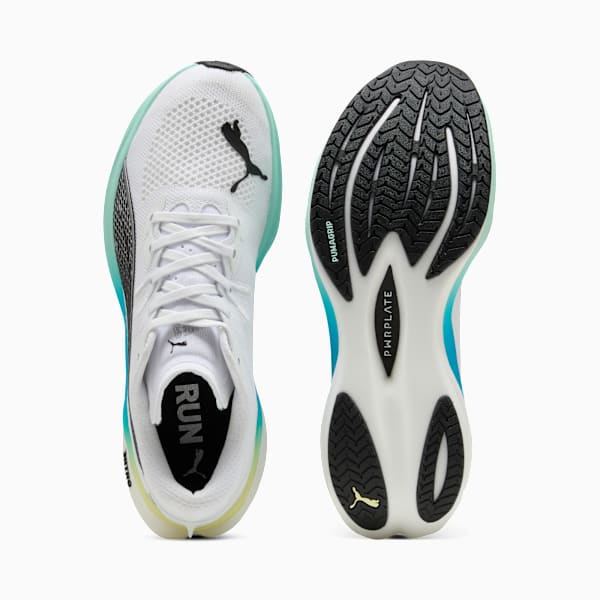 Deviate NITRO™ 3 Men's Road Running Shoes, PUMA White-Mint Melt, extralarge