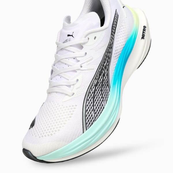 Deviate NITRO™ 3 Men's Running Shoes, PUMA White-Mint Melt, extralarge-IND