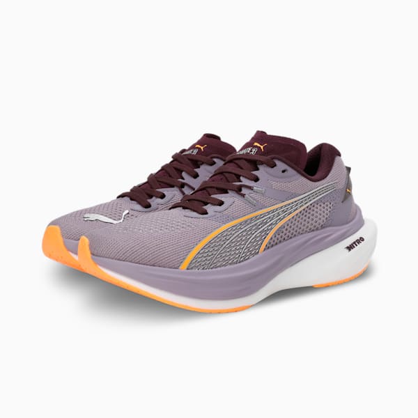 Deviate NITRO™ 3 Women's Running Shoes, Pale Plum-Midnight Plum-Sun Stream, extralarge-IND