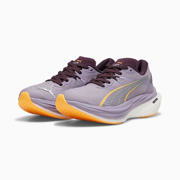 Deviate NITRO™ 3 Women's Running Shoes, Pale Plum-Midnight Plum-Sun Stream, extralarge