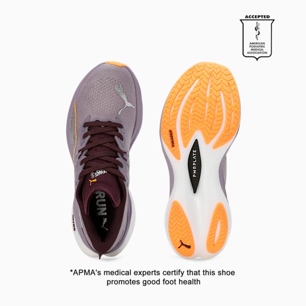 Deviate NITRO™ 3 Women's Running Shoes, Pale Plum-Midnight Plum-Sun Stream, extralarge-IND